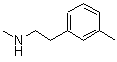 structure of CAS# 137069-23-9, N-Methyl-2-(3-Methylphenyl)Ethanamine;methyl-(2-m-tolyl-ethyl)-amine;Methyl-(2-m-tolylethyl)amine;methyl[2-(3-methylphenyl)ethyl]amine