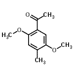 structure of CAS# 13720-58-6, 1-(2,5-Dimethoxy-4-Methylphenyl)Ethanone;Ethanone,1-(2,5-dimethoxy-4-methylphenyl)-