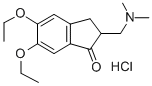 CAS#: 137376-71-7， 2-(Dimethylaminomethyl)-5,6-Diethoxy-2,3-Dihydroinden-1-One Hydrochloride