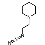structure of CAS# 138373-73-6, 1-(2-Azidoethyl)Piperidine;2-Piperidinoethylazide;2-Piperidino-ethylazide