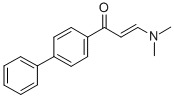 结构式 CAS# 138716-22-0, (E)-3-二甲基氨基-1-(4-苯基苯基)丙-2-烯-1-酮