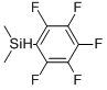 structure of CAS# 13888-77-2, 1-(Dimethylsilyl)-2,3,4,5,6-Pentafluoro-Benzene;(Dimethyl)(Perfluorophenyl)Silane, (Dimethyl)(Pentafluorophenyl)Silane;Dimethyl-Pentafluorophenylsilane,(Pentafluorophenyl)Dimethylsilane;2,3,4,5,6-Pentafluoro-1-Dimethylsilylbenzene