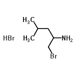 CAS 登录号：13892-89-2， 1-溴-4-甲基-2-戊胺氢溴酸盐(1:1)