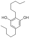 CAS#: 139552-96-8， 2-Hexyl-5-Pentylbenzene-1,3-Diol