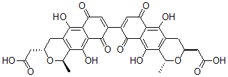 CAS#: 1397-77-9， Actinorhodin