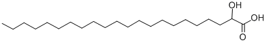 structure of CAS# 13980-14-8, 2-Hydroxy-Docosanoic Acid;2-Hydroxybehenic Acid;2-Hydroxy Behenic;2-Hydroxy-Docosanoic Acid