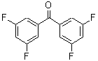 structure of CAS# 139911-09-4, Bis(3,5-Difluorophenyl)Methanone;3,3',5,5'-Tetrafluorobenzophenone;MFCD06201523;ZINC04290056