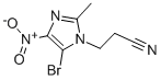 structure of CAS# 139975-78-3, 5-Bromo-2-Methyl-4-Nitro-1H-Imidazole-1-Propanenitrile;3-(5-BROMO-2-METHYL-4-NITRO-1H-IMIDAZOL-1-YL)PROPANENITRILE;5-BROMO-1-(2-CYANOETHYL)-2-METHYL-4-NITROIMIDAZOLE