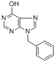 结构式 CAS# 14013-11-7, 9-苄基肌苷