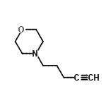CAS#: 14044-59-8， 4-(4-Pentyn-1-Yl)Morpholine