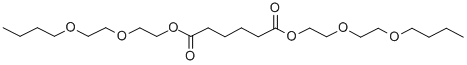 structure of CAS# 141-17-3, Hexanedioic Acid 1,6-Bis[2-(2-Butoxyethoxy)Ethyl] Ester;Hexanedioic Acid Bis[2-(2-Butoxyethoxy)Ethyl] Ester;Adipic Acid Bis[2-(2-Butoxyethoxy)Ethyl] Ester;Ncgc00164177-01