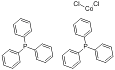 structure of CAS# 14126-40-0, Bis(Triphenylphosphine)Cobalt (II) Chloride;Dichlorocobalt;Triphenylphosphonium;262676_Aldrich;Dichlorobis(Triphenylphosphine)Cobalt(Ii)