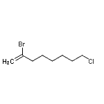 结构式 CAS# 141493-81-4, 2-溴-8-氯-1-辛烯