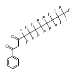 structure of CAS# 141522-69-2, 4,4,5,5,6,6,7,7,8,8,9,9,10,10,11,11,11-Heptadecafluoro-1-phenyl-1,3-undecanedione;1-Phenyl-2H,2H-perfluoroundecane-1,3-dione;4,4,5,5,6<wbr>,6,7,7,8,<wbr>8,9,9,10,<wbr>10,11,11,<wbr>11-heptad<wbr>ecafluoro<wbr>-1-phenyl<wbr>undecane-<wbr>1,3-dione;4,4,5,5,6<wbr>,6,7,7,8,<wbr>8,9,9,10,<wbr>10,11,11,<wbr>11-heptad<wbr>ecakis(fl<wbr>uoranyl)-<wbr>1-phenyl-<wbr>undecane-<wbr>1,3-dione