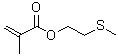 structure of CAS# 14216-23-0, 2-(Methylsulfanyl)Ethyl Methacrylate;2-(METHYLTHIO)ETHYLMETHACRYLATE;423335_ALDRICH