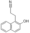 结构式 CAS# 14233-73-9, 2-羟基-1-萘丙腈