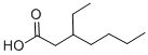 structure of CAS# 14272-47-0, 3-Ethylheptanoic Acid;3-Ethylenanthic Acid