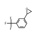 结构式 CAS# 1428-54-2, 2-[3-(三氟甲基)苯基]环氧乙烷