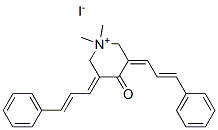 CAS#: 142808-59-1， 1,1-Dimethyl-4-Oxo-3,5-Bis(3-Phenyl-2-Propenylidene)Piperidinium Iodide