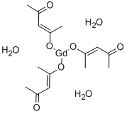 structure of CAS# 14284-87-8, (Oc-6-11)-Tris(2,4-Pentanedionato)-Gadolinium;GADOLINIUM (III) ACETYLACETONATE HYDRATE (99.9%-GD) (REO);Gadoliniumacetylacetonatehydratereooffwhitepowder;GADOLINIUM(III) ACETYLACETONATE HYDRATE 99.9%-GD)