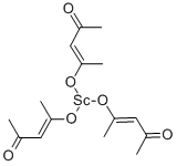 structure of CAS# 14284-94-7, (OC-6-11)-Tris(2,4-Pentanedionato)-Scandium;(E)-4-Oxopent-2-En-2-Olate;Scandium(+3) Cation;(Z)-4-Oxopent-2-En-2-Olate;Scandium(+3) Cation;4-Ketopent-2-En-2-Olate;Scandium(+3) Cation