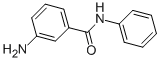 structure of CAS# 14315-16-3, 3-Amino-N-Phenyl-Benzamide;3-Amino-N-Phenyl-Benzamide;Oprea1_075055;Zinc00291001