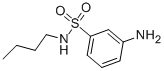 structure of CAS# 143173-93-7, 3-Amino-N-Butylbenzenesulfonamide;3-Amino-N-Butyl-Benzenesulfonamide;T5356937;Zinc04352782