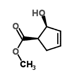 CAS#: 143370-10-9， Methyl (1R,2S)-2-Hydroxy-3-Cyclopentene-1-Carboxylate