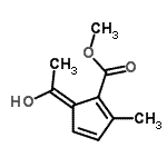 CAS#: 14374-52-8， Methyl (5E)-5-(1-Hydroxyethylidene)-2-Methyl-1,3-Cyclopentadiene-1-Carboxylate