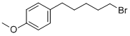 structure of CAS# 14469-84-2, 1-(5-Bromopentyl)-4-Methoxy-Benzene;1-(5-Bromopentyl)-4-Methoxy-Benzene;1-Bromo-5-(4-Methoxyphenyl)-Pentane;Zinc02572549