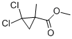 structure of CAS# 1447-13-8, Methyl 2,2-Dichloro-1-Methylcyclopropanecarboxylate;Methyl 2,2-Dichloro-1-Methyl-Cyclopropane-1-Carboxylate;2,2-Dichloro-1-Methyl-1-Cyclopropanecarboxylic Acid Methyl Ester;2,2-Dichloro-1-Methyl-Cyclopropane-1-Carboxylic Acid Methyl Ester
