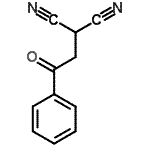 structure of CAS# 14476-72-3, (2-Oxo-2-Phenylethyl)Malononitrile;(2-oxo-2-phenylethyl)propanedinitrile;2-(2-oxo-2-phenylethyl)malononitrile;MFCD00215343