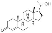 structure of CAS# 145-14-2, (10R,13S)-17-(1-Hydroxyethyl)-10,13-Dimethyl-1,2,6,7,8,9,11,12,14,15,16,17-Dodecahydrocyclopenta[a]Phenanthren-3-One;20Alpha-Hydroxy-4-Pregnen-3-One;20Alpha-Hydroxypregn-4-En-3-One;20Alpha-Hydroxyprogesterone