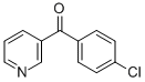 结构式 CAS# 14548-44-8, 4-氯苯基吡啶-3-基甲酮