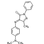 CAS#: 1456-89-9， (4E)-4-{[4-(Dimethylamino)Phenyl]Imino}-5-Methyl-2-Phenyl-2,4-Dihydro-3H-Pyrazol-3-One