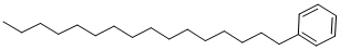 structure of CAS# 1459-09-2, Hexadecylbenzene;Cetylbenzene;N-Hexadecylbenzene;Hexadecane, 1-Phenyl-
