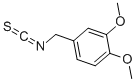 structure of CAS# 14596-50-0, 3,4-Dimethoxybenzyl Isothiocyanate;4-(Isothiocyanatomethyl)-1,2-Dimethoxy-Benzene;3,4-Dimethoxybenzyl Isothiocyanate;Fs000038
