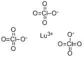 structure of CAS# 14646-29-8, Perchloric Acid Lutetium Salt;Lutetium(3+) Perchlorate