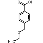 structure of CAS# 146781-28-4, 4-(Ethoxymethyl)Benzoic Acid;4-(ethoxymethyl)benzoic acid;4-Ethoxymethyl-benzoic acid;4-ETHOXYMETHYL-BENZOICACID