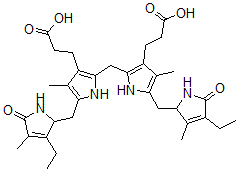 结构式 CAS# 14684-37-8, 尿胆素原