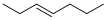 structure of CAS# 14686-14-7, trans-3-Heptene;(E)-Hept-3-Ene;3-Heptene (Trans);3-Heptene, (E)- (8Ci)(9Ci)