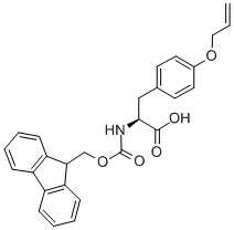 structure of CAS# 146982-30-1, N-[(9H-Fluoren-9-Ylmethoxy)Carbonyl]-O-2-Propen-1-Yl-L-Tyrosine;N-ALPHA-(9-FLUOROENYLMETHYLOXYCARBONYL)-O-ALLYL-L-TYROSINE;N-ALPHA-(9-FLUORENYLMETHYLOXYCARBONYL)-O-ALLYL-L-TYROSINE;N-ALPHA-(9-FLUORENYLMETHOXYCARBONYL)-O-ALLYL-L-TYROSINE