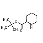 structure of CAS# 147202-35-5, 2-Methyl-2-Propanyl 2-Piperidinecarboxylate;2-Piperidinecarboxylic acid, 1,1-dimethylethyl ester;MFCD11867900;tert-Butyl 2-piperidinecarboxylate