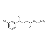 structure of CAS# 147374-00-3, Ethyl 4-(3-Chlorophenyl)-4-Oxobutanoate;Ethyl 4-(3-chlorophenyl)-4-oxobutyrate