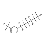structure of CAS# 147874-76-8, 1,1,1,5,5,6,6,7,7,8,8,9,9,10,10,10-Hexadecafluoro-2,4-Decanedione;3H,3H-Perfluorodecane-2,4-dione;3H,3H-Perfluorodecane-2,4-dione 97%;MFCD01075275