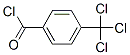 structure of CAS# 14815-86-2, 4-(Trichloromethyl)Benzoyl Chloride;Nsc152024