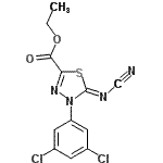 CAS#: 148367-85-5， Ethyl (5Z)-5-(Cyanoimino)-4-(3,5-Dichlorophenyl)-4,5-Dihydro-1,3,4-Thiadiazole-2-Carboxylate