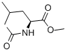 结构式 CAS# 1492-11-1, N-乙酰基-L-亮氨酸甲酯
