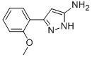 structure of CAS# 149246-82-2, 5-(2-Methoxyphenyl)-1H-Pyrazol-3-Amine