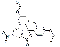 结构式 CAS# 14926-29-5, 5-硝基荧光素二乙酸酯